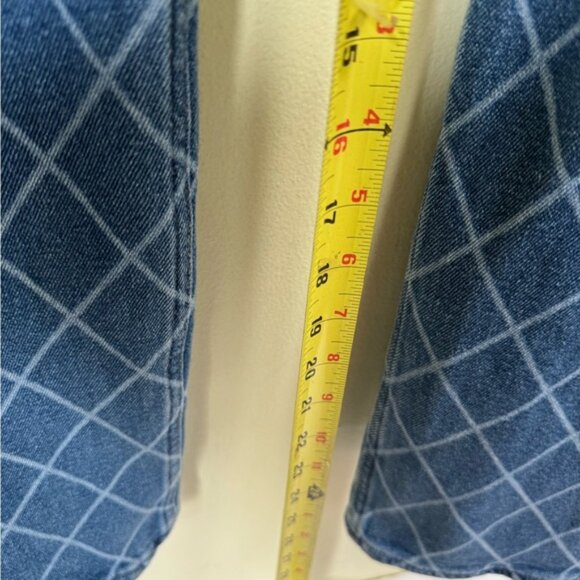 Hollister Ultra High Rise Dad Jean Wide Straight Leg Check Zip Pocket Stretch 29 - Picture 14 of 16